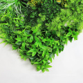 Customized earth friendly artificial buxus hedge with foliage